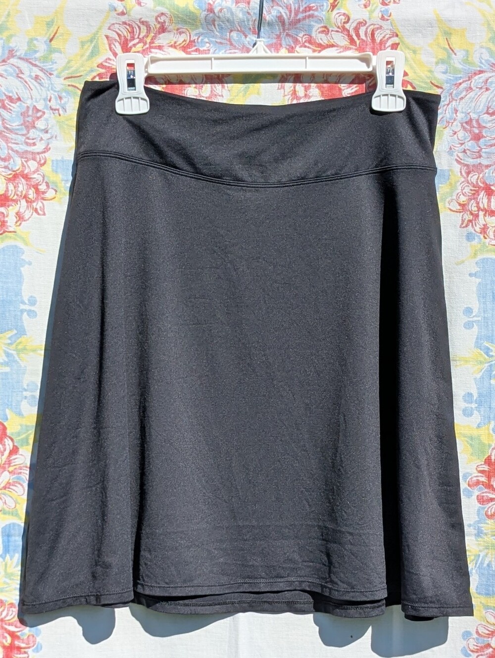 Patagonia Medium Morning Glory Black A-Line Skirt